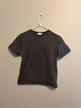 Men’s Mickey Mouse Charcoal Pocket Tee